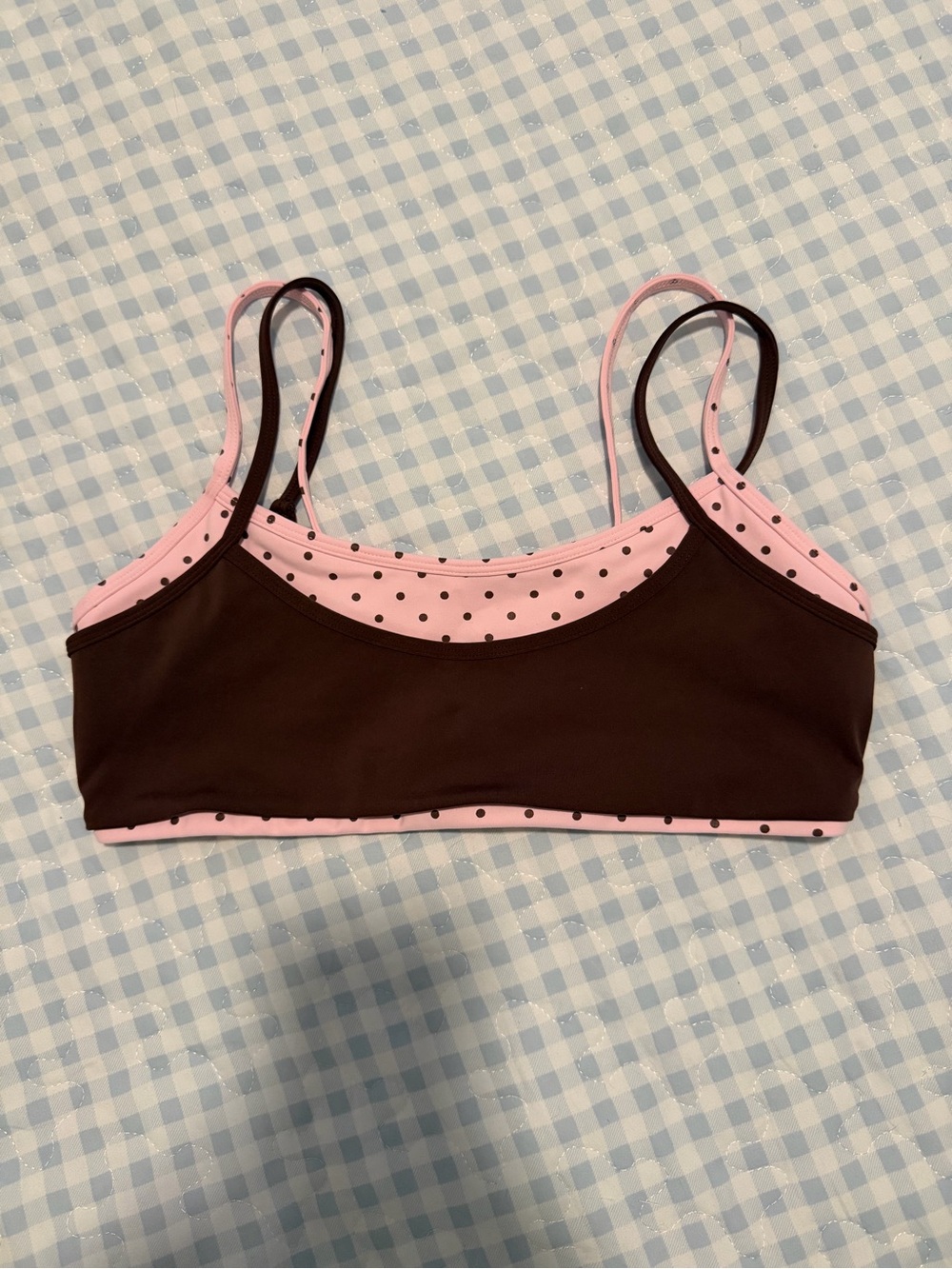 NWOT Liaison the label rosette layered bra